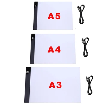 Таблет за рисуване A3 A4 A5 Диамантена дъска за рисуване USB Art Copy Pad за рисуване на скици Wacom Tracing led light pad
