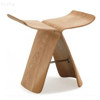 Табуретка с датската пеперуда, столче за дивата хол, смяна на обувки, творчески отдих, малка пейка, мебели за дома