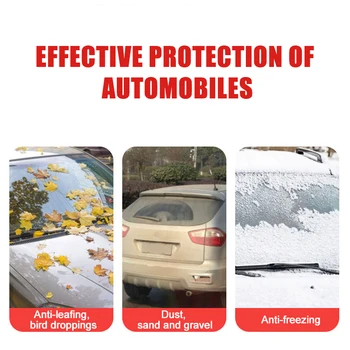 Удебелена версия на Автомобилни покривала за защита от сняг, външна солнцезащитная капак и водоустойчив външен зимата градушка, защита от ултравиолетови лъчи, универсален