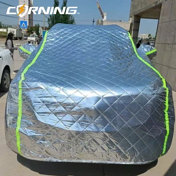 Удебелена версия на Автомобилни покривала за защита от сняг, външна солнцезащитная капак и водоустойчив външен зимата градушка, защита от ултравиолетови лъчи, универсален