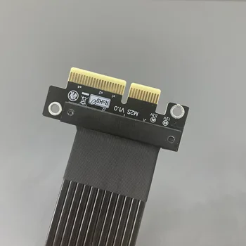 Удлинительный кабел ADT PCI-E 4.0 x4 мъж към мъж PCI-E X4 сигнален кабел 3-100 см