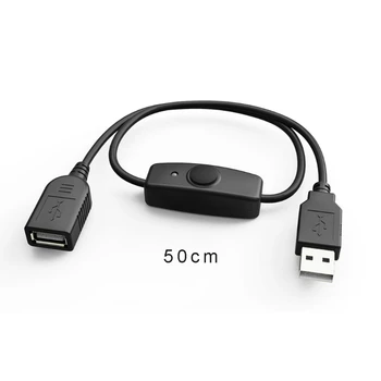 Удължителен кабел USB 2.0 USB удължителен кабел с led включване изключване 45BA