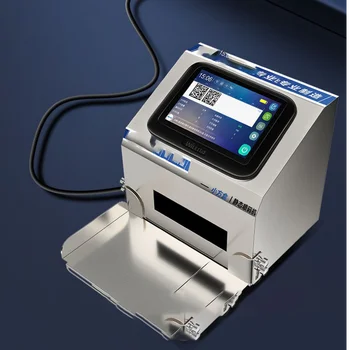 Умен статичен мастилено-струен принтер настолен етикет с датата на изтичане на срока на годност, баркод QR-код Автоматична машина за кодиране