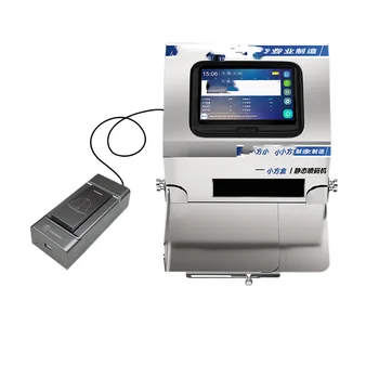 Умен статичен мастилено-струен принтер настолен етикет с датата на изтичане на срока на годност, баркод QR-код Автоматична машина за кодиране
