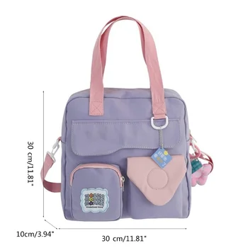 Универсална чанта през рамо, раница множество джобове за момичета, училищен раница за момичета