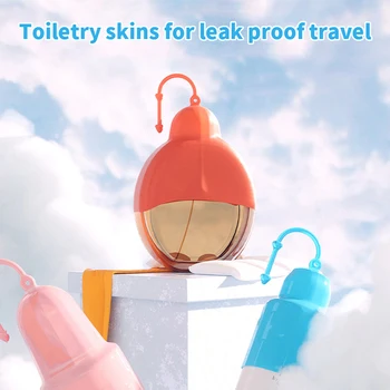 Херметически накладки за тоалетни принадлежности за пътуване, ластични ръкави, прислужници за тоалетни принадлежности стандартен и пътни размер