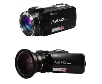 Цифрова видеокамера Winait FULL hd1080p, 120-кратно цифрово увеличение, 10-кратно оптично увеличение на цифрови видеокамери