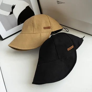 Шапка с защита от uv, рибарска шапка, солнцезащитная шапка, преносими сгъваеми слънчеви шапки с широка периферия, лятна шапка на контролирани размер за жени